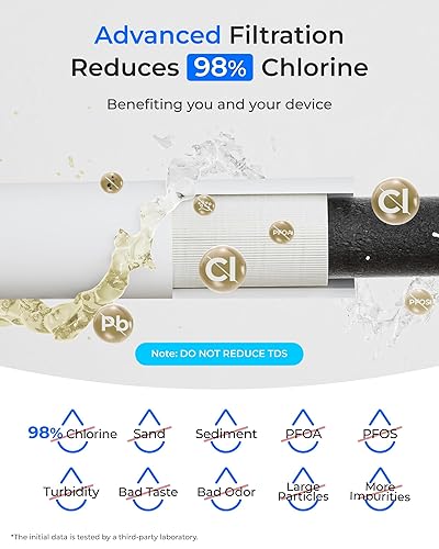 Miniatura 6 de Waterdrop Filtro de agua 10UE para debajo del fregadero para sistema dispensador instantáneo de agua fría y caliente, reduce PFAS, PFOAPFOS, plomo,