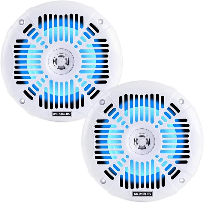 Memphis MXA602SLW + RPB3-BLACK Parlantes LED 6.5" Bluetooth 2 Pares miniatura 2