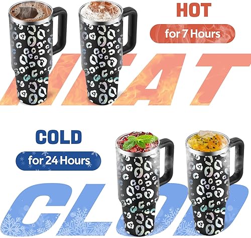 Miniatura 5 de Herseme Vaso láser leopardo negro