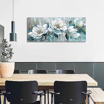 William Morris Blue Peony Postes Canvas Wall Art Prints Aesthetic Set Of 3 Vintage Floral Wall Decor Exhibition Flower Market Pictures Paintings Art For Living Room Bedroom Decor 12x16 Inch Unframed