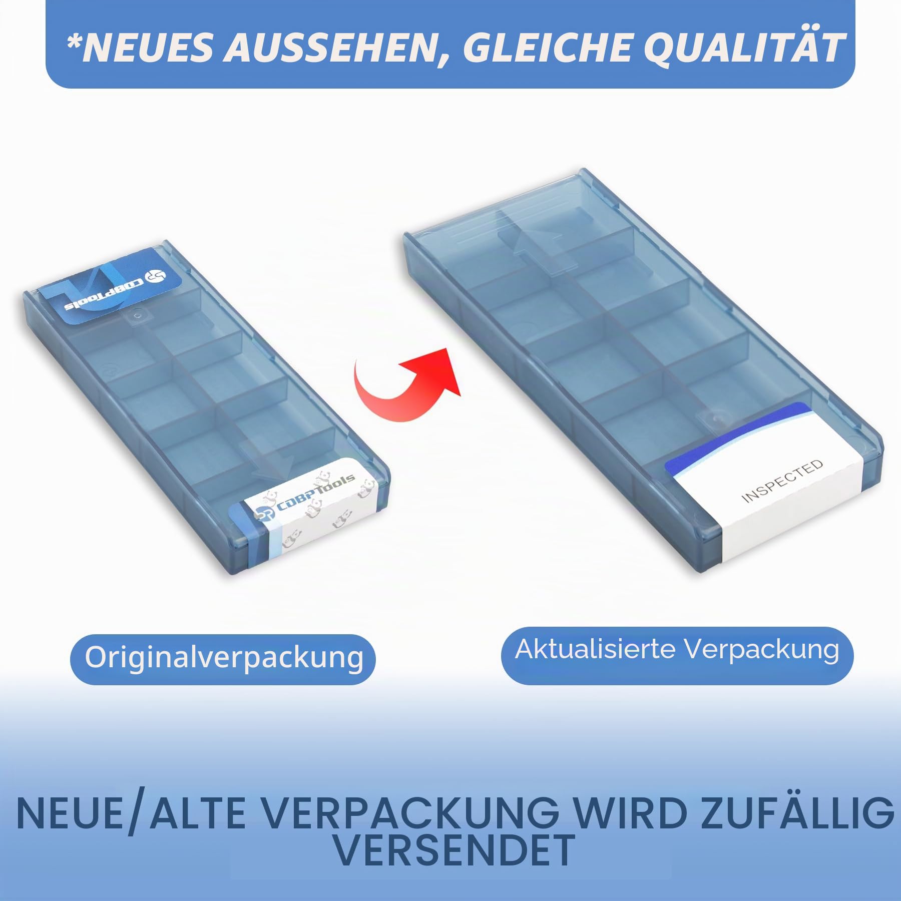 CNC Hartmetalleinsätzen Wendeplatten WNMG080404 WNMG431 - universelle Stahlbearbeitung, Dreheinsätze -TiN Beschichtung, 10 Stück