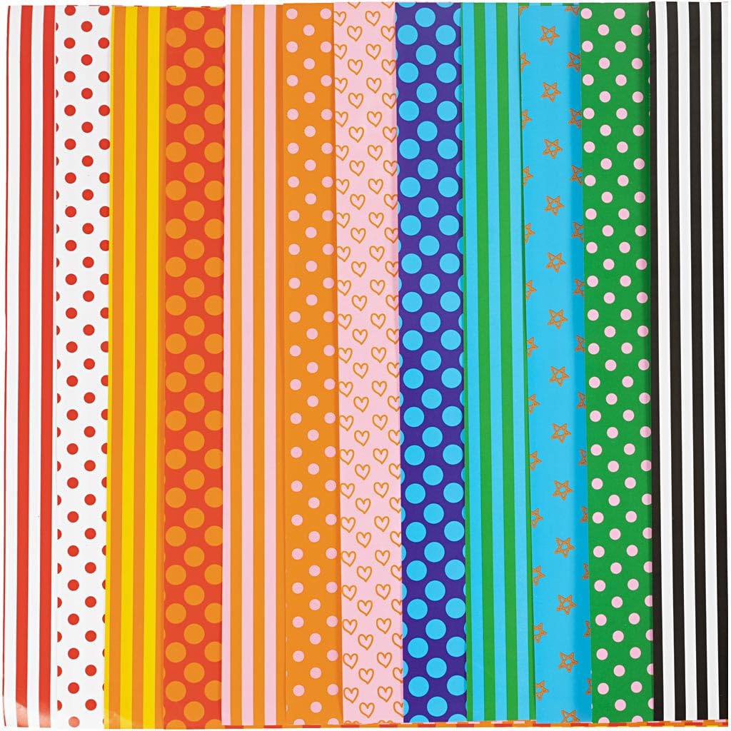 Glazed Paper with print 100 Sheets