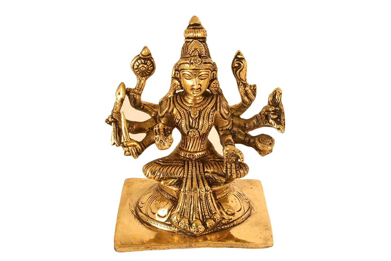 Artvarko Grande Huile De Gajlaxmi En Laiton Pour Décoration D'intérieur Puja Temple Décoratif (20,3 X 25,4 X 30,5 Cm