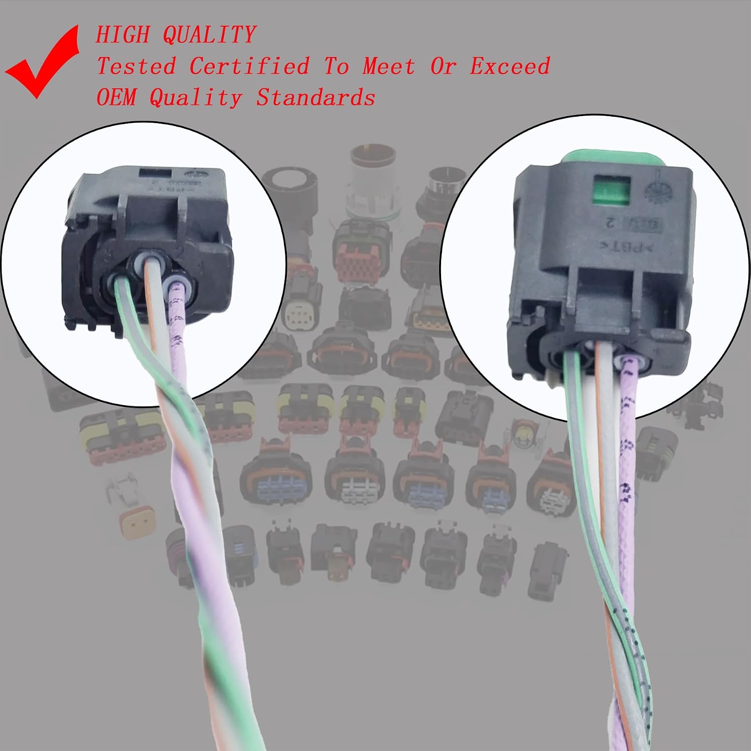 1PCS 3PIN Reverse Backup Parking Sensor Harness Connector Plug 4F23-15K859-AA 3F2Z15K859BA 1999-2019 Compatible with Ford F-150 F-250 F-350 E-150 E-250 E-350 Expedition Explorer Escape Lincoln Mercury