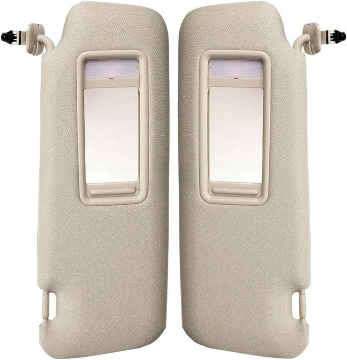 TD11-69-320D-75 Left Right Side Sun Visor Compatible for Mazda CX9 CX-9 2010 2011 2012 2013 2014 2015 TDY1-69-320(Beige A Pair)