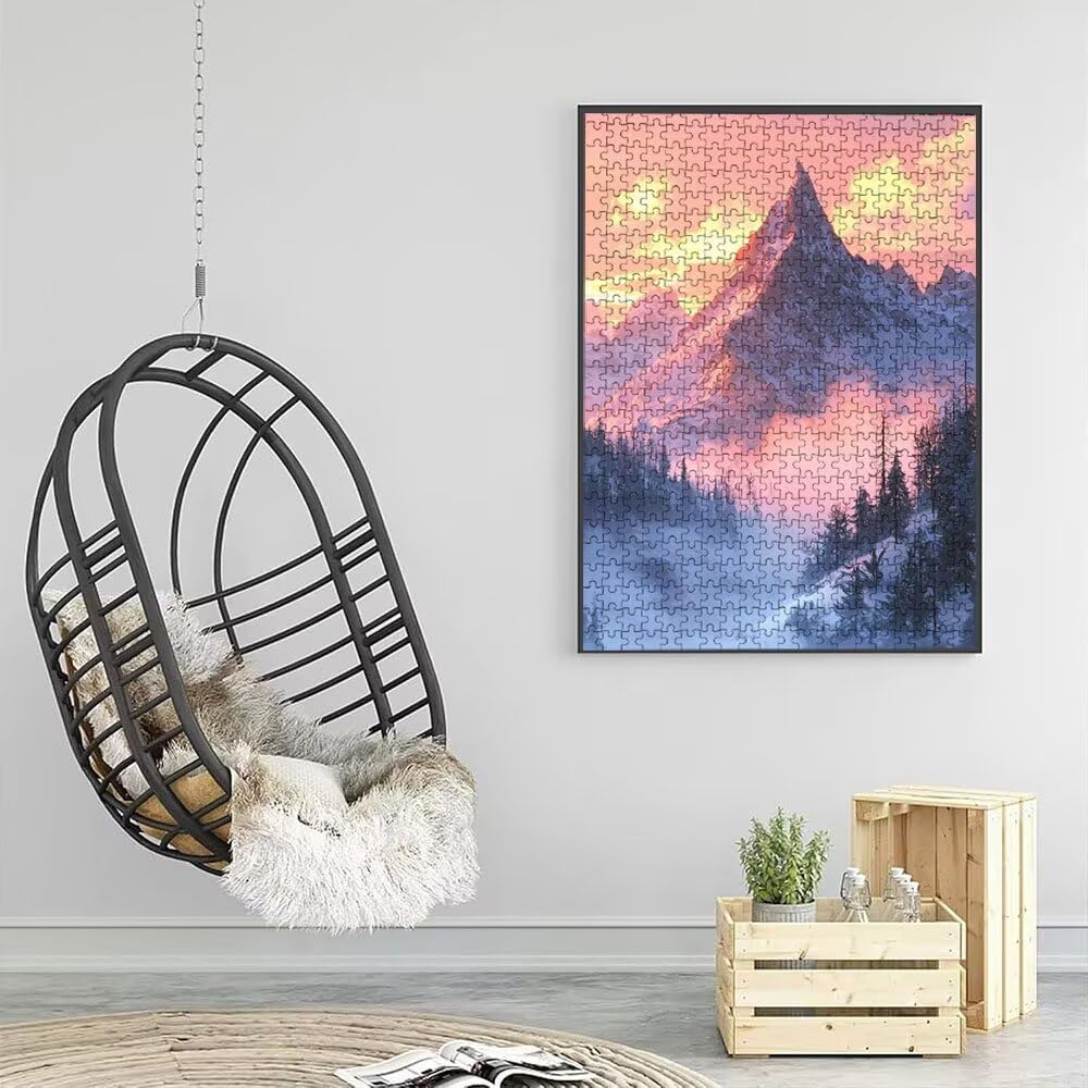 Puzzle 6000 sztuk, górskie puzzle sosnowe dla dorosłych 6000, drewniane puzzle, klasyczne gry edukacyjne, niemożliwe wyzwanie, rodzina gier, kreatywny prezent DX0YL1-822