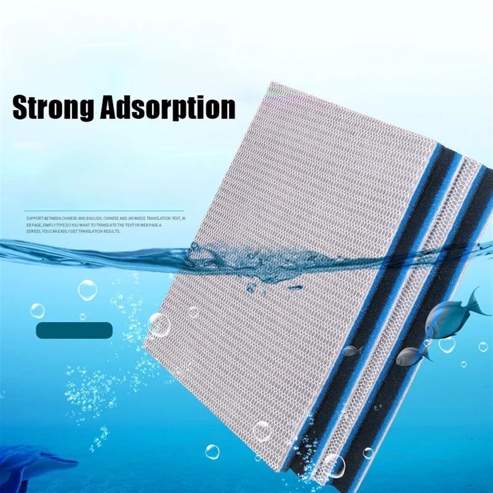 Medios filtrantes for acuarios Esponja filtrante for pecera Algodón filtrante for Bote Filtro for Estanque Skimmer Accesorios for acuarios(100x40cm)
