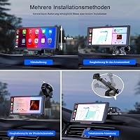 Avylet Vezeték Nélküli CarPlay 9,26" Érintőképernyővel - Android Auto, GPS Navigáció, Tolatókamera, Bluetooth, FM - Univerzális Autós Kijelz 7