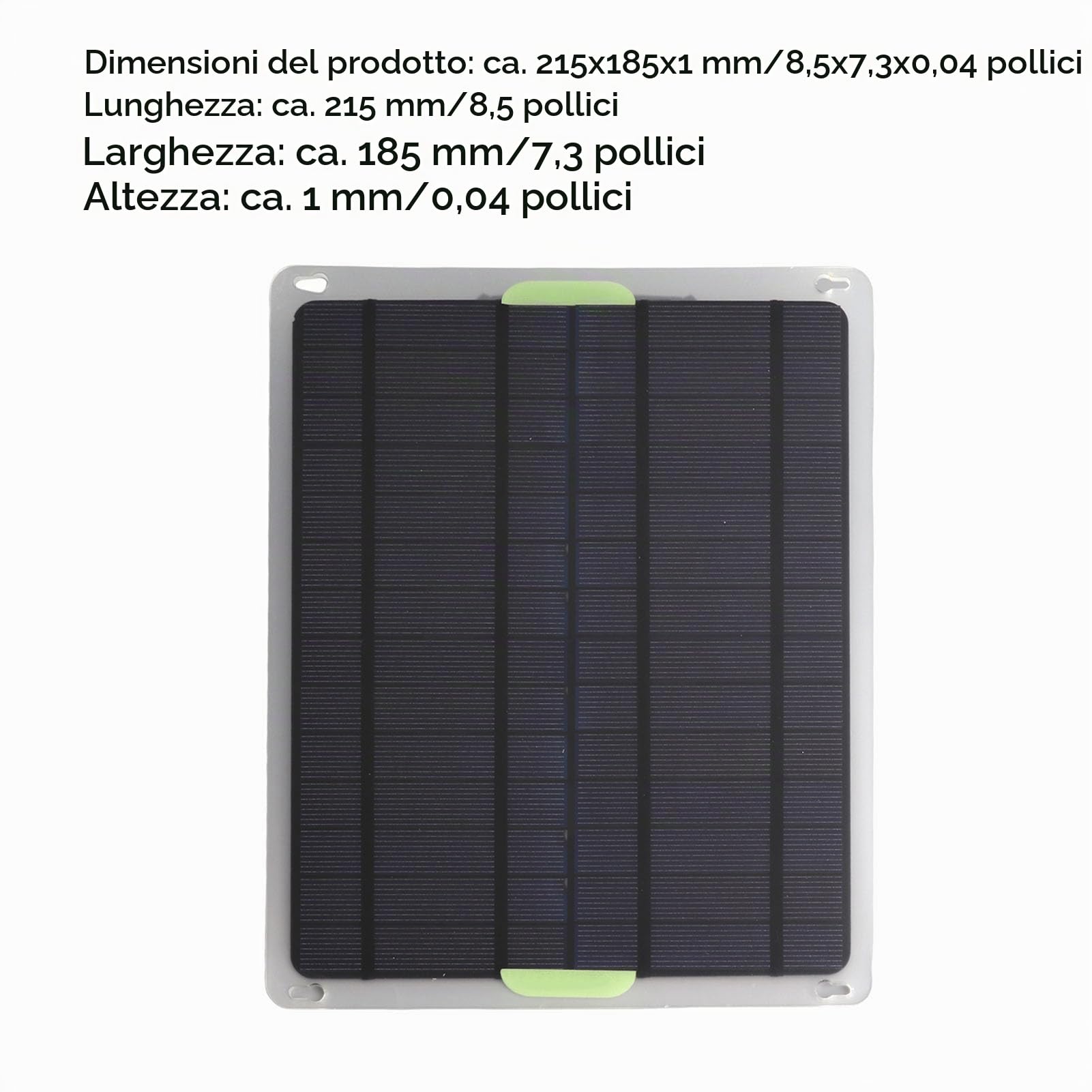 Kit Pannello Solare 20W 12V, Pannello di Ricarica Solare Pannello Solare Caricabatteria per Auto Manutentore del Caricatore di Mantenimento per Auto Barca Moto Automotive RV Home Off Grid System