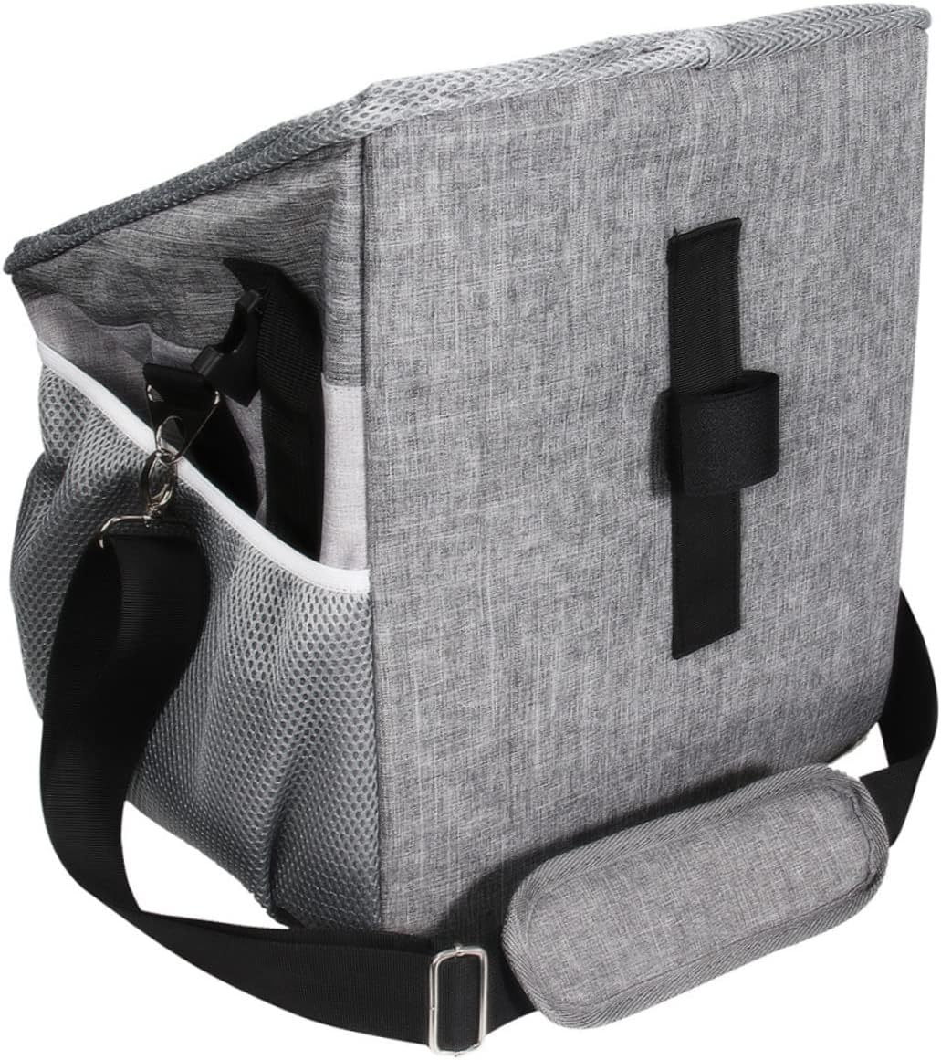 Dog Bag Carrier Bike Pet Basket Folding Pet Carrier Mesh Liner Oxford Cloth Front for Use Capacity