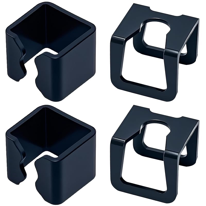 Kit de Presilhas de Garra para Macaco de Piso Hidráulico 3DSKY 9 mm e 11 mm Preto, 4 peças