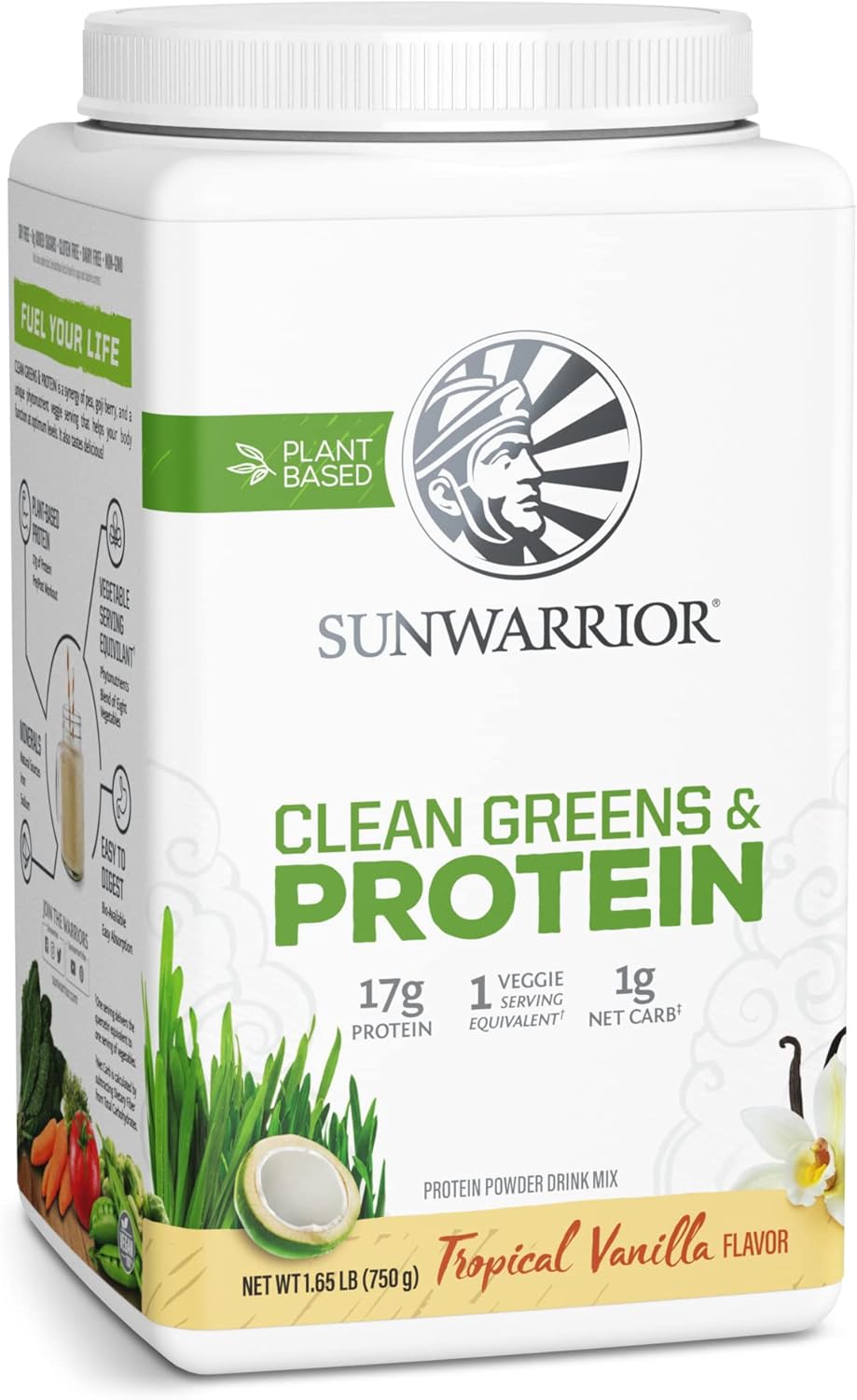 Sunwarrior Vegan Protein Powder and Greens Powder Superfood