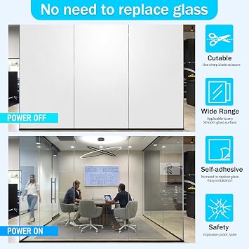 Electronic PDLC Smart Film A4 Sample PDLC Switchable Smart Film Electric Smart Glass Film(21cm x 29.7cm)