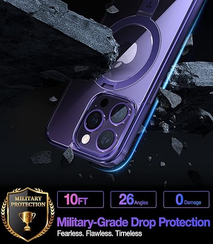 Miniatura 2 de TORRAS UPRO Ostand - Funda para iPhone 14 Pro Max, compatible con Magsafe con soporte invisible, protección contra caídas de grado militar nunca
