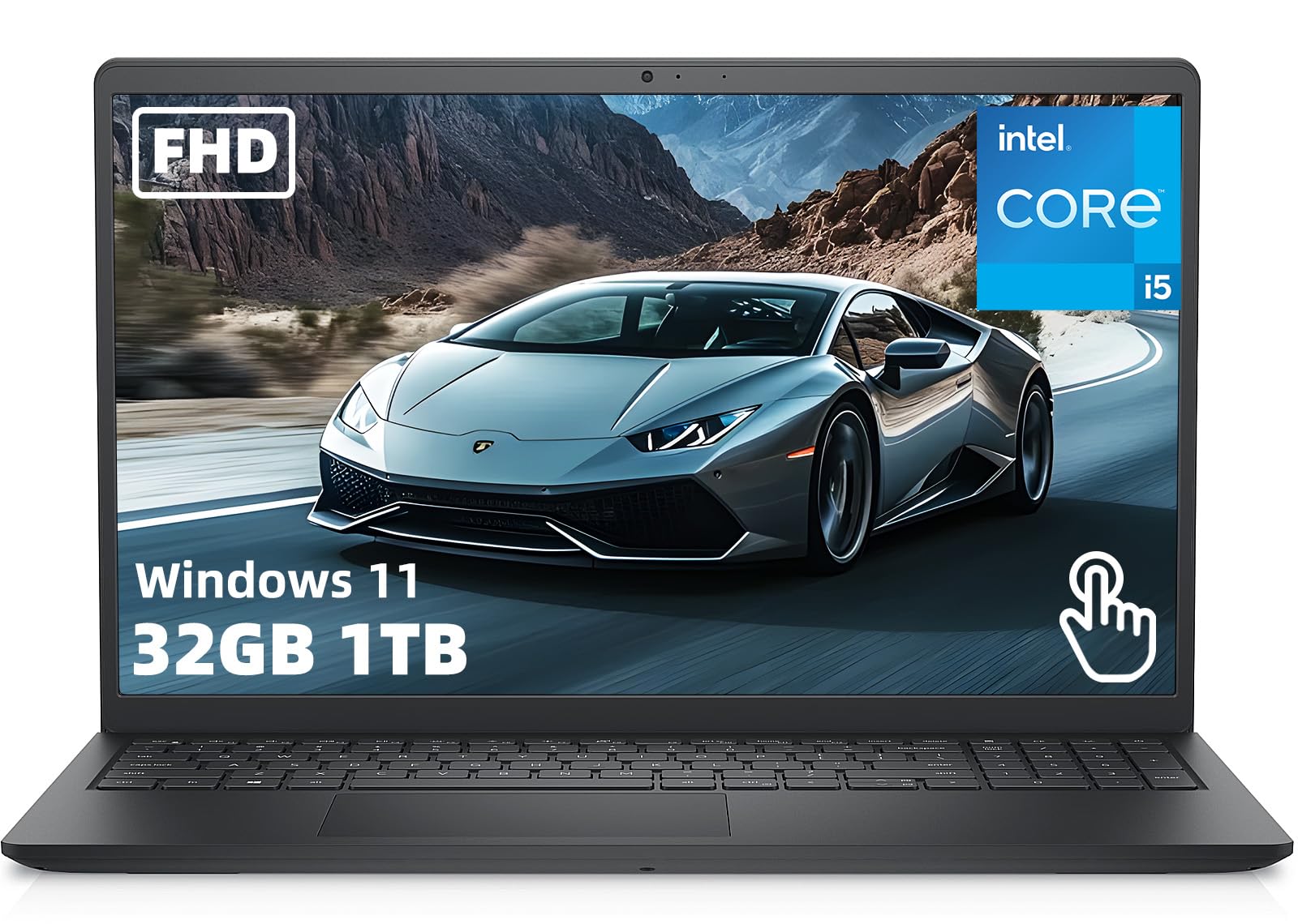 Dell Inspiron 15 Touchscreen Laptop for Business and Students