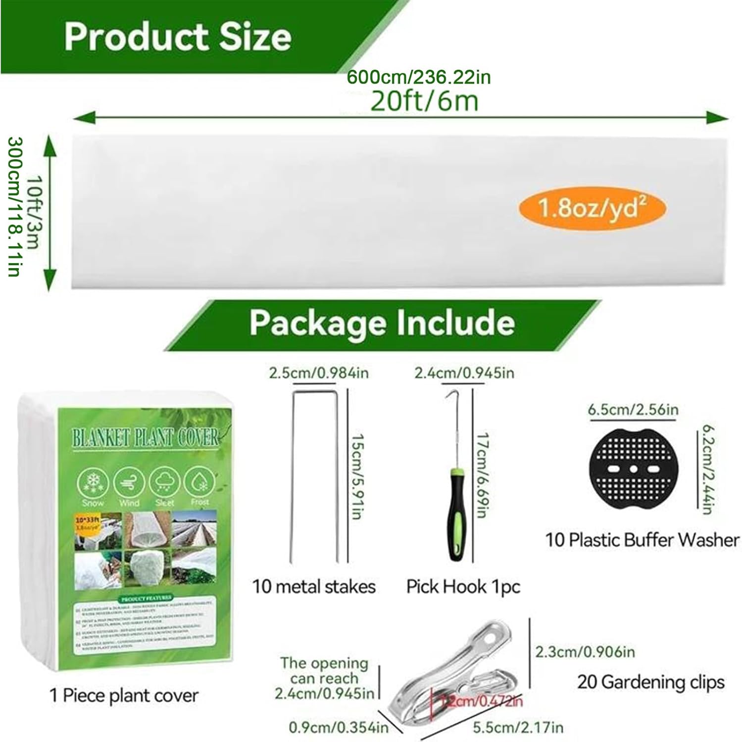 Plant Covers for Winter,Floating Raised Bed Protector | Reusable Non-Woven Frost Cloth for Plants | for Trees Vegetables Raised Beds Greenhouses Row Covers During Winter