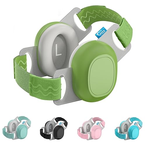 Miniatura 11 de Bella's Friends Protección de oídos para bebés y niños pequeños (3 a 48 meses), auriculares con cancelación de ruido de 24 dB, cómodas orejeras para
