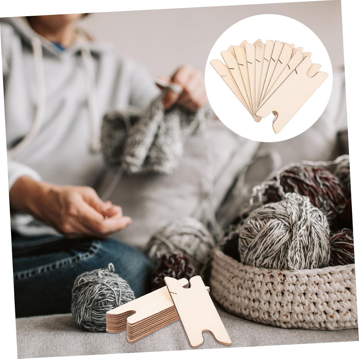 HEALSOPTHY 10pcs Weaving Shuttle Scarf Weave Rectangular Weaving Belt Rattan Weaving Shuttle Tower Weaving Tools Weaving Board Weaving Accessories Tatting Shuttle Beige Wood
