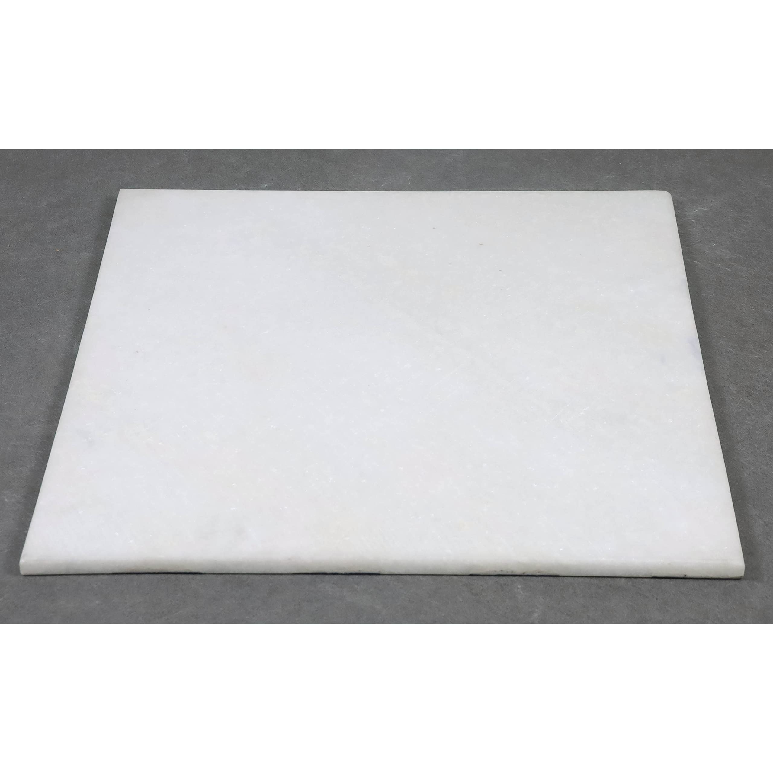 15'' Borderless Marble Stone Luxury Chess Board - Lapis Lazuli Blue and White