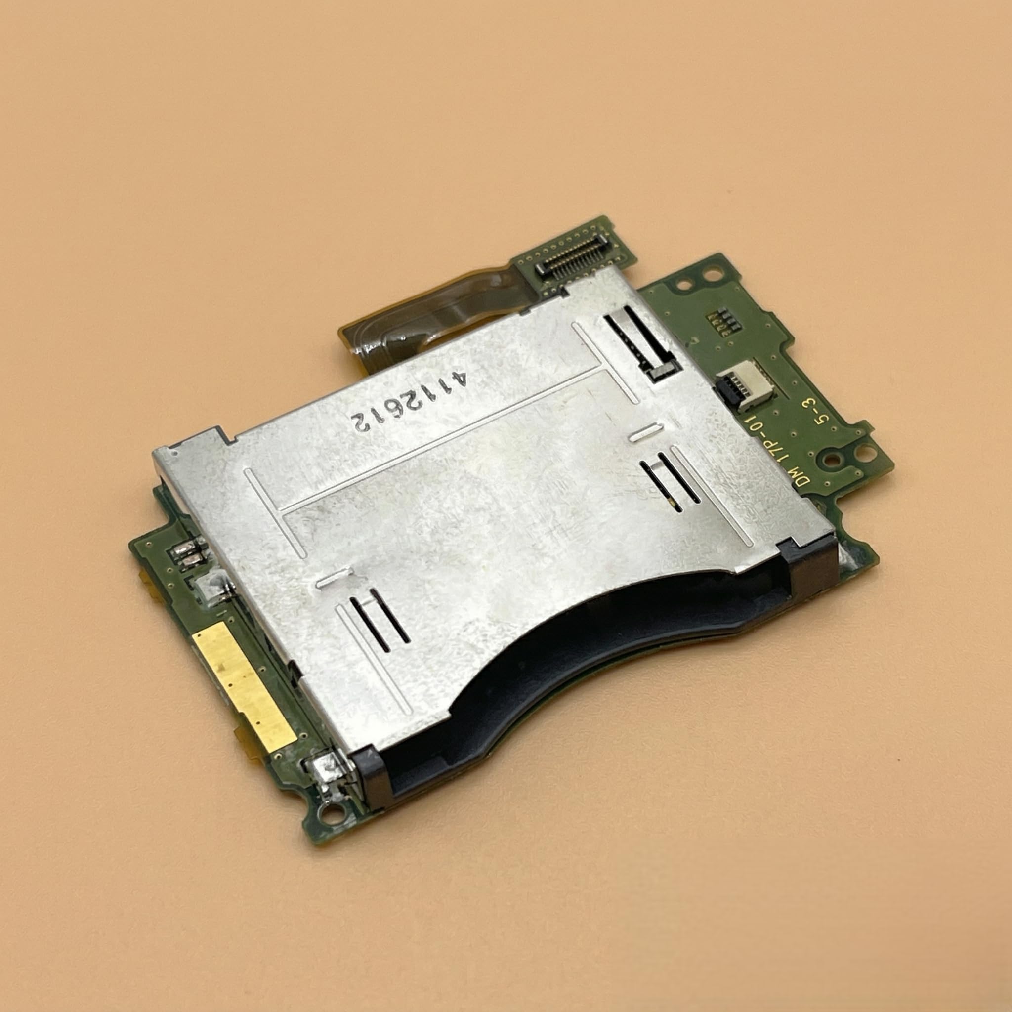 Lecteur Cartouche De Jeu Compatible avec Nintendo New 3DS – Port Interne Slot Carte, Pièce De Remplacement Haute Précision pour Réparation Console, Installation Carte Mère