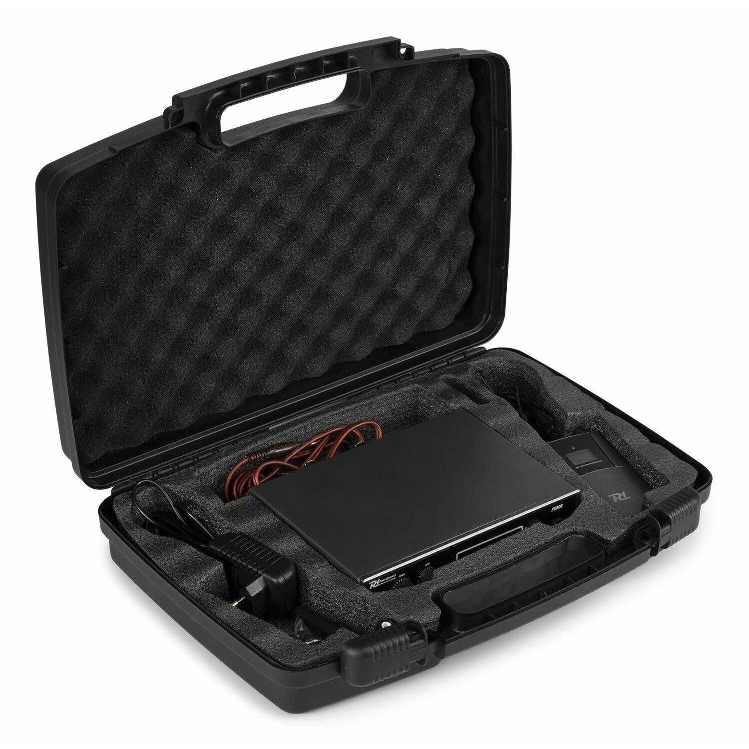 Power Dynamics PD800 Sistema de monitorización In-Ear UHF | Sistema In-Ear UHF, 20 canales, alcance hasta 80 m, incluye transmisor y receptor