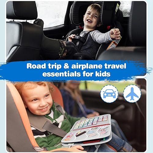 Vista 13 de Busy Board - Juguetes Montessori para niños y niñas de 1, 2, 3, 4 años, juguete sensorial para niños pequeños de 1 a 3 años, actividades educativas