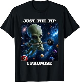 Just The Tip I Promise Funny Billiards Pool Camiseta
