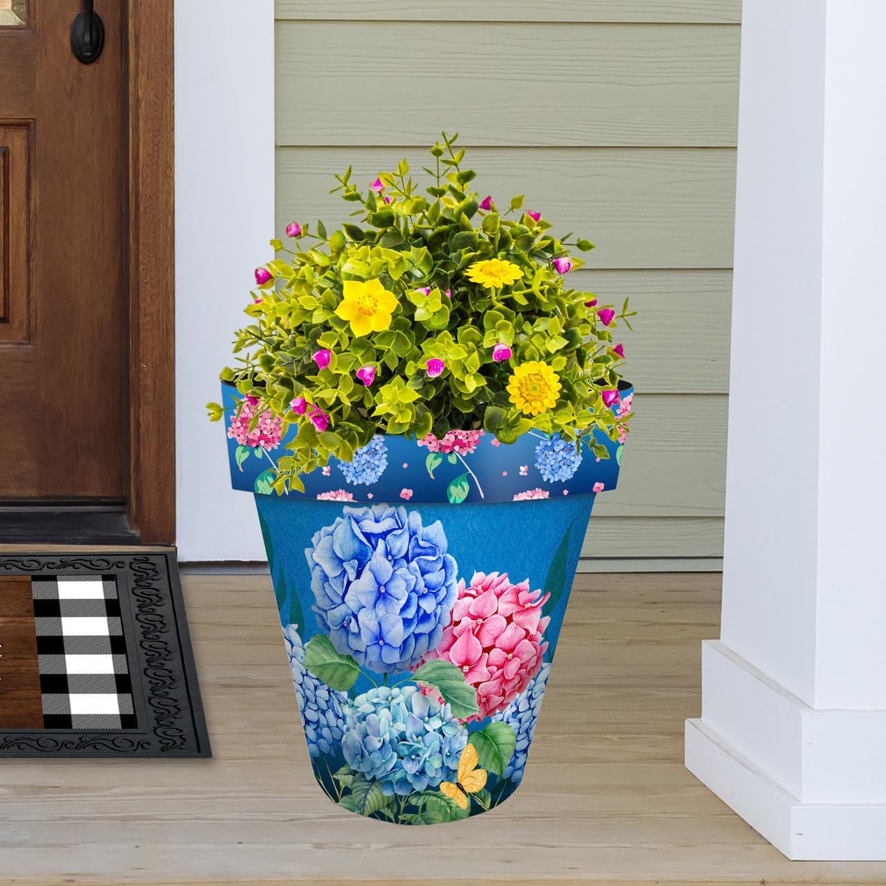 Briarwood Lane Colorful Hydrangeas Large Planter