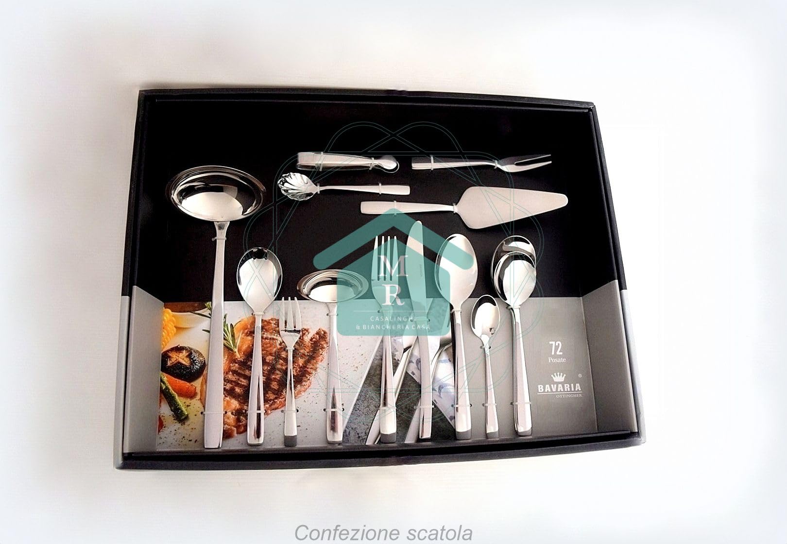 SERVIZIO POSATE 72 Pz. VENERE ACCIAIO INOX 18/10
