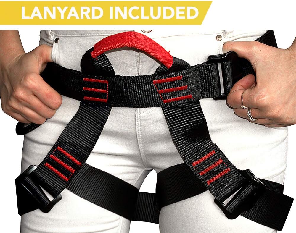 ISOP Safety Belt With Hip Pad, Safety Harness - Stranded Size - Portable Personal Protective Equipment