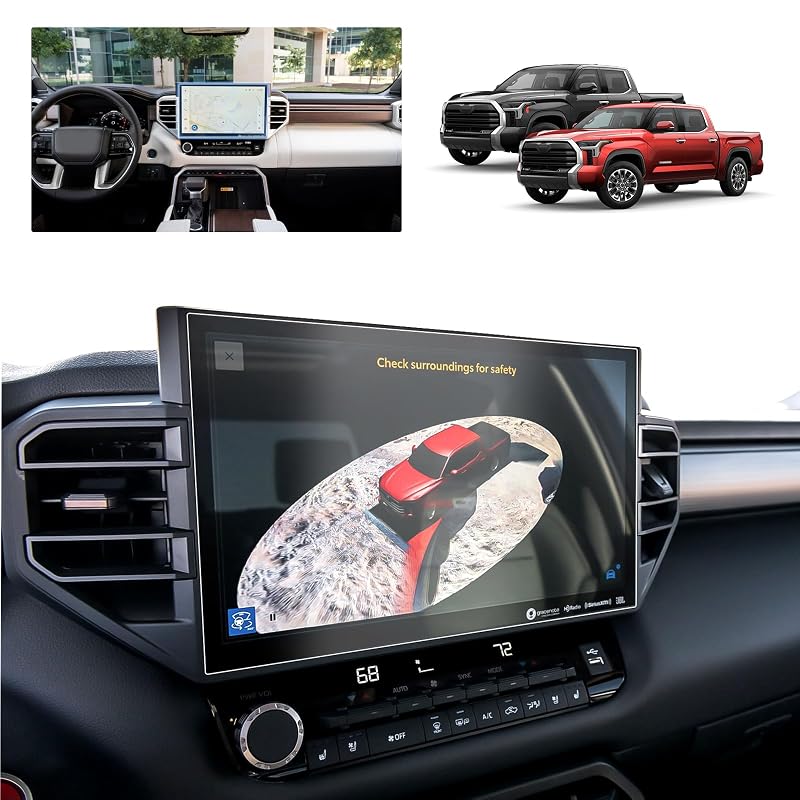 Película Protetora de Vidro Temperado Fosco 14" para Tela Toyota Tundra e Sequoia 2022–2026 BSTW