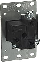 Vista 2 de Leviton 50 Amp, 250 Volt Flush Mounting Receptacle, Straight Blade, Industrial Grade, Grounding, 1-Pack, 5374-S00, Black