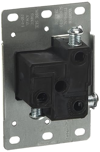 Miniatura 2 de Leviton 5374-S00 50 Amp, 250 voltios, receptáculo de montaje empotrado, hoja recta, grado industrial, conexión a tierra, negro, paquete de 1
