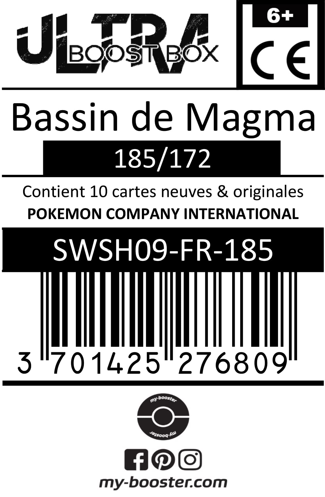 CARTE POKÉMON BASSIN de Magma REVERSE 144/172 EB09 Stars Étincelantes