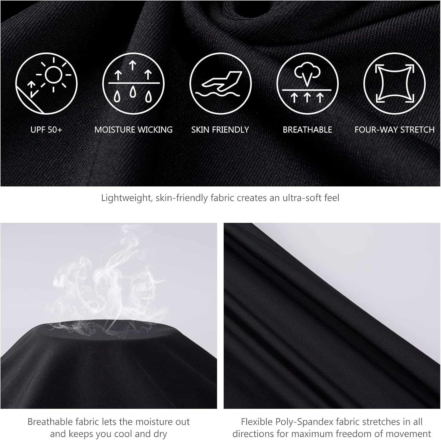 BASSDASH Men’s UPF 50+ 1/4 Zip Fishing Hoodie Shirt Quick Dry Performance Long Sleeve Sun Protection FS24M - Image 5