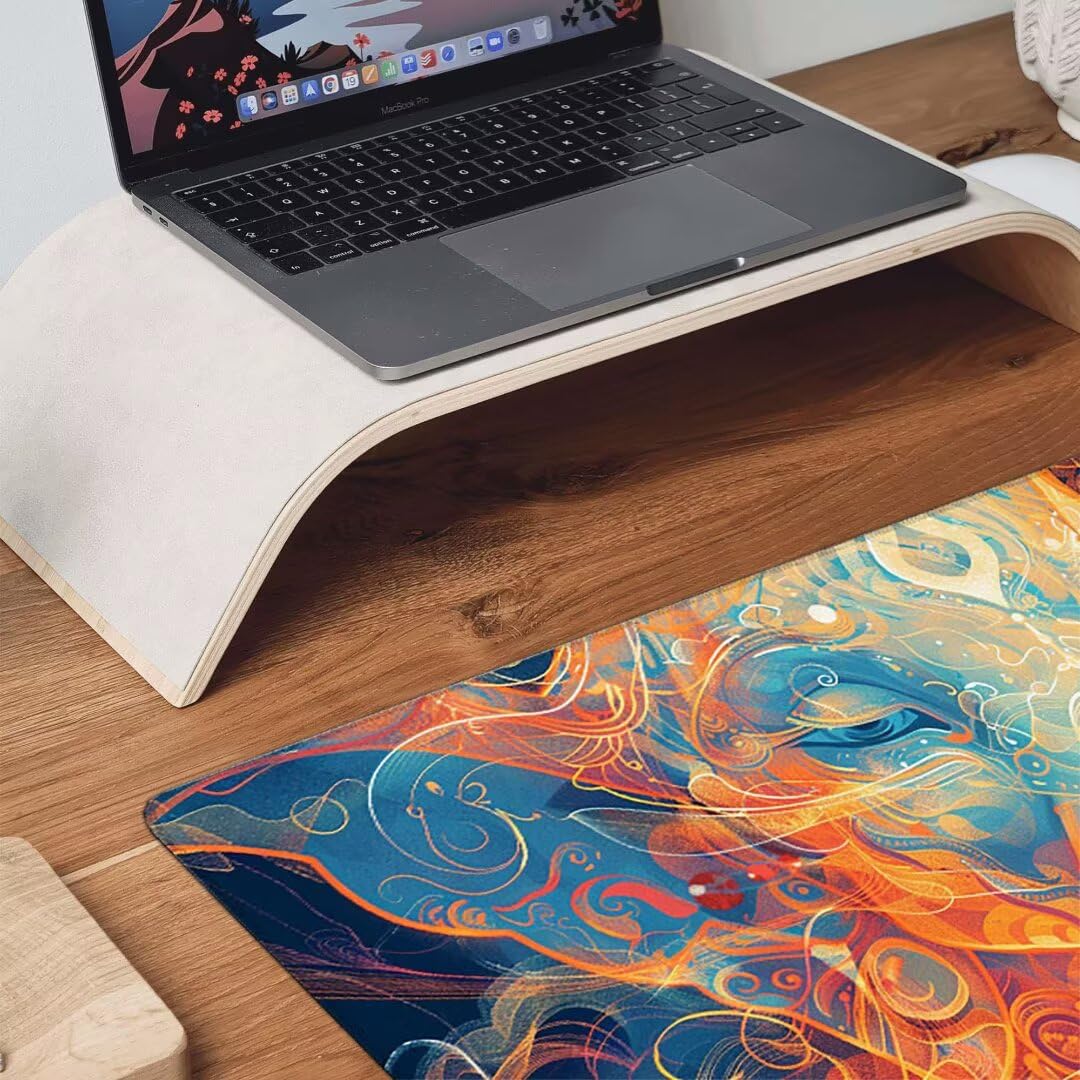 Podkładka pod mysz, podparcie nadgarstka, podkładka pod mysz z antypoślizgową gumową podstawą, ergonomiczna podkładka pod mysz do komputera, laptopa, do użytku biurowego, kompatybilna z myszami