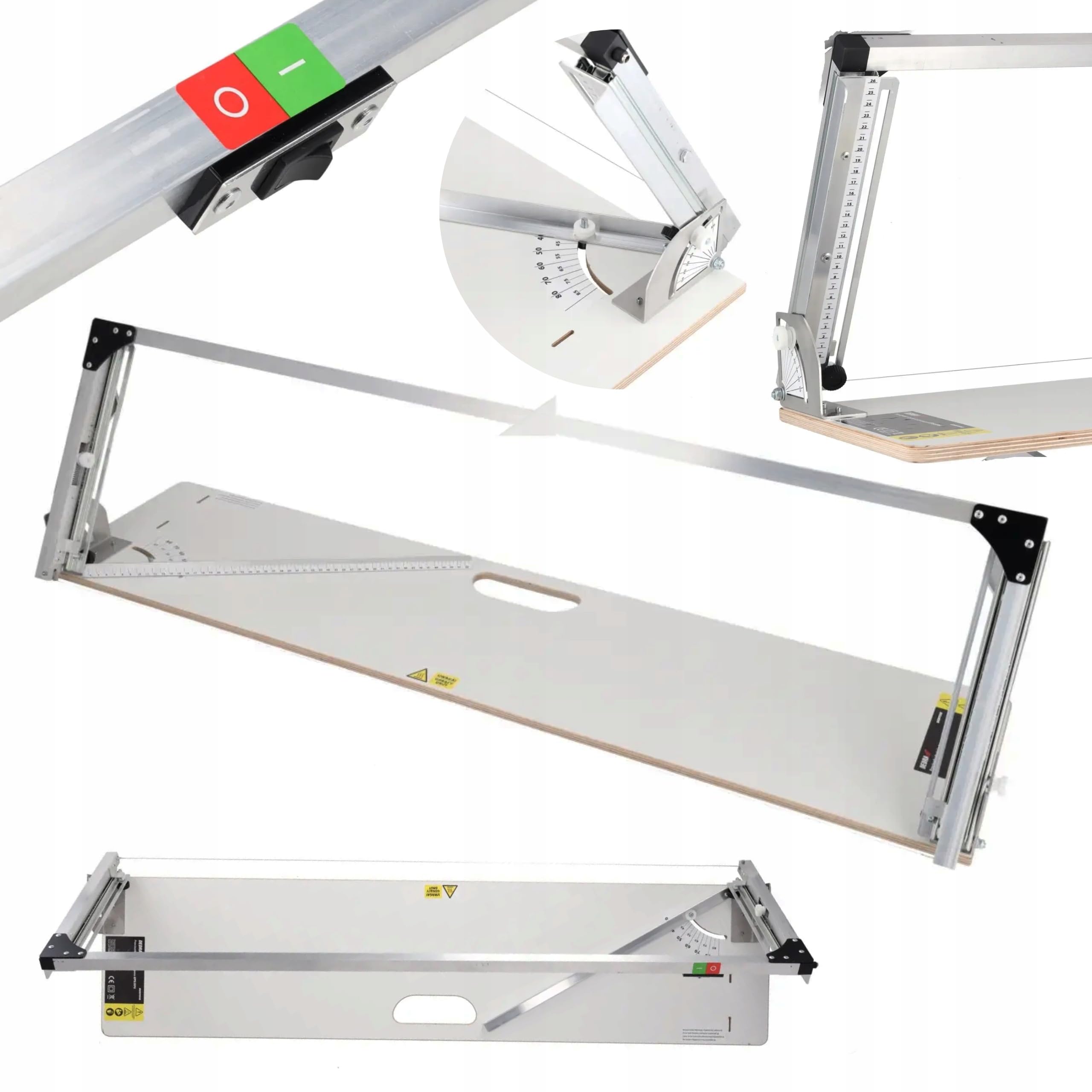 Styroporschneider, 134 W, max. Schnittlänge, 1040mm DEDRA, Polystyrol, Styropor Schneiden, Styrodur Schneidegerät, Styrofoam | Heißschneider Einstellbare Schneidewinkel bis zu 90° vertikal