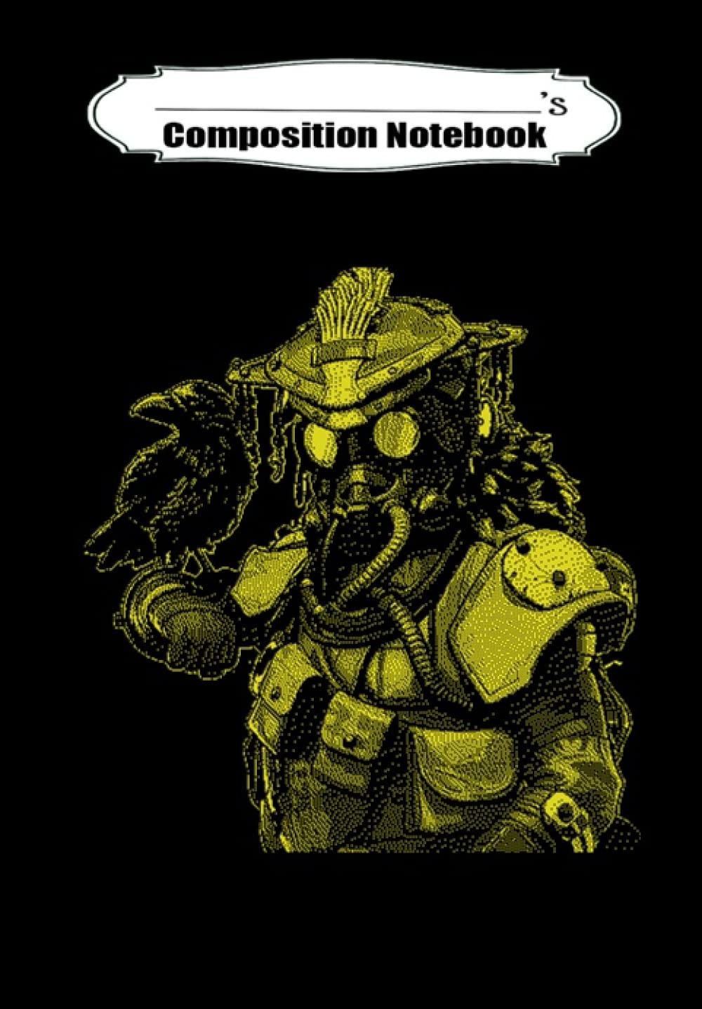 Composition Notebook: Apexxx Legendszz Bloodhound Merchandise Pixel Art Essential, Journal 6 x 9, 100 Page Blank Lined Paperback Journal/Notebook