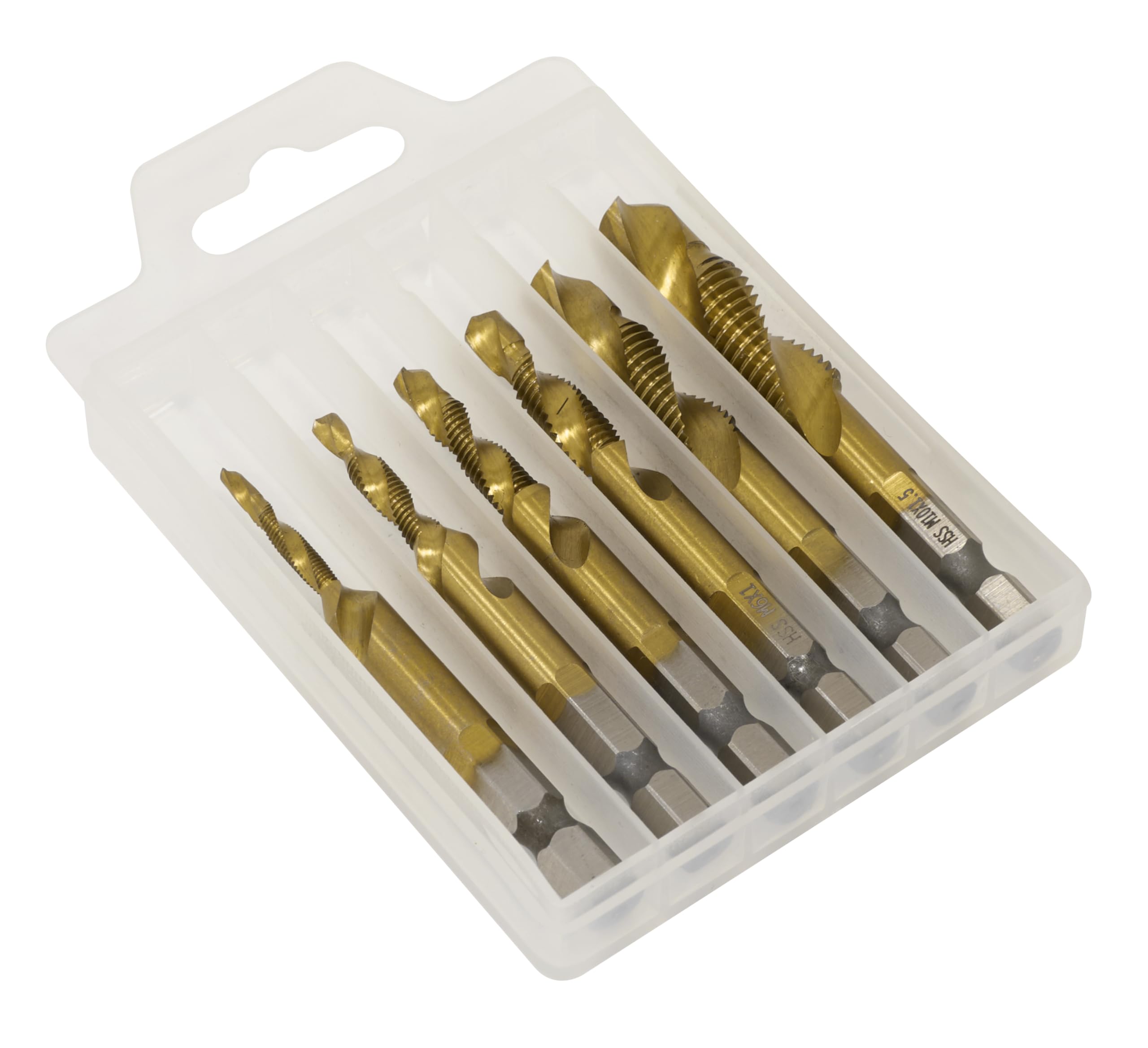 Sealey Combination Drill & Tap Bit Set 6pc - AK3025 - Image 2