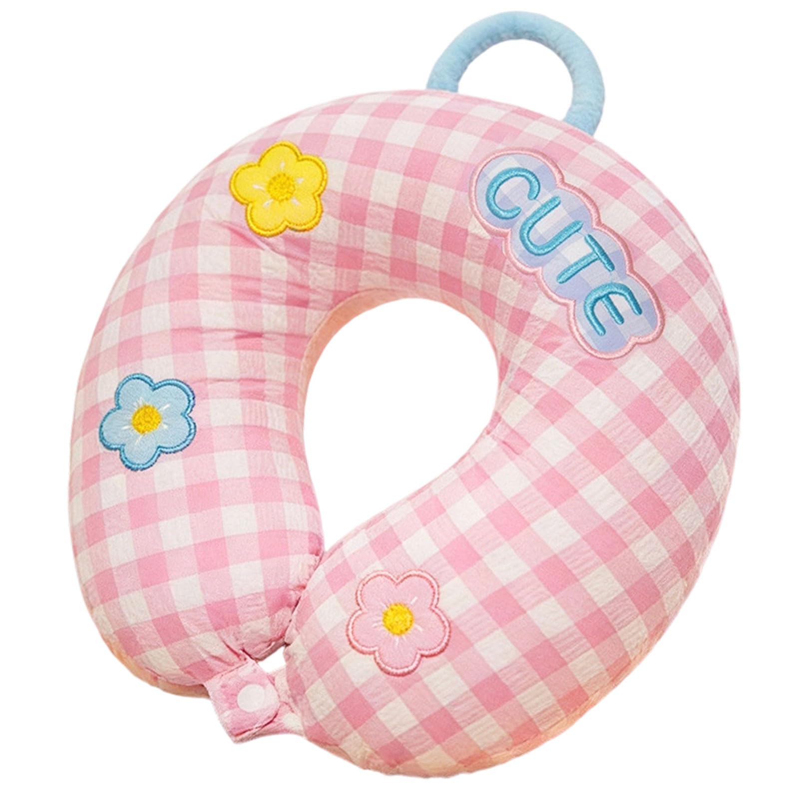 Qusinfc Portable Travel Necks Pillow Craft of Memory Foam for Airplanes and Offices Ergonomic Necks Rest Pillow