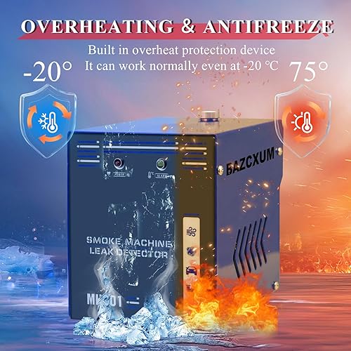 Miniatura 4 de Máquina de humo automotriz con bomba de aire avanzada incorporada, detector de fugas de máquina de humo profesional para todos los automóviles de 12