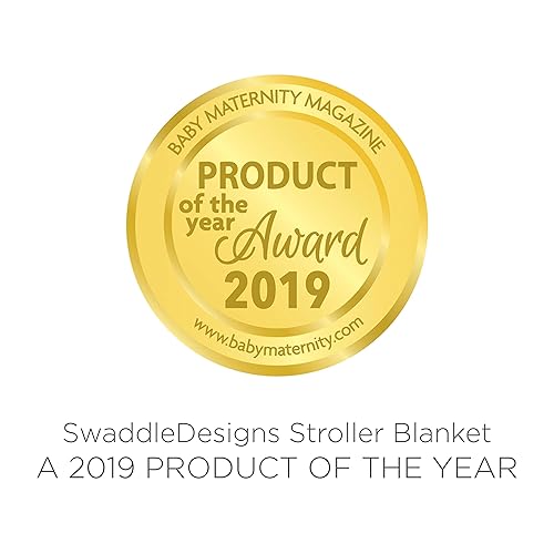 Miniatura 3 de SwaddleDesigns Manta para cochecito, acogedora manta de felpa para bebéniño pequeño, 30 x 40 pulgadas, Forever Diamonds con ribete de satén azul,