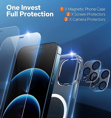 Miniatura 11 de Elando Funda magnética para iPhone 12 Pro Max [compatible con Magsafe]