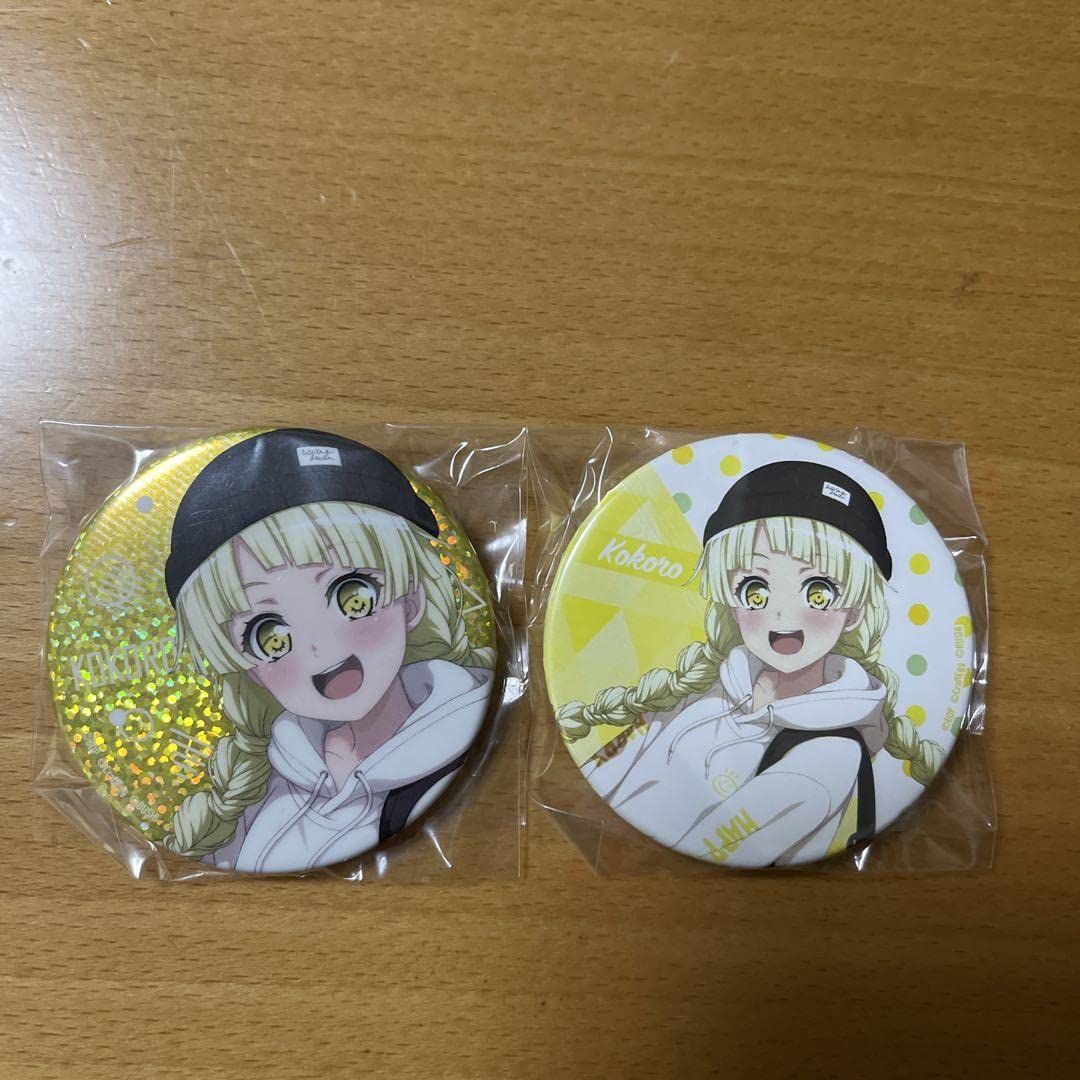 バンドリ弦巻こころwego 缶バッジ