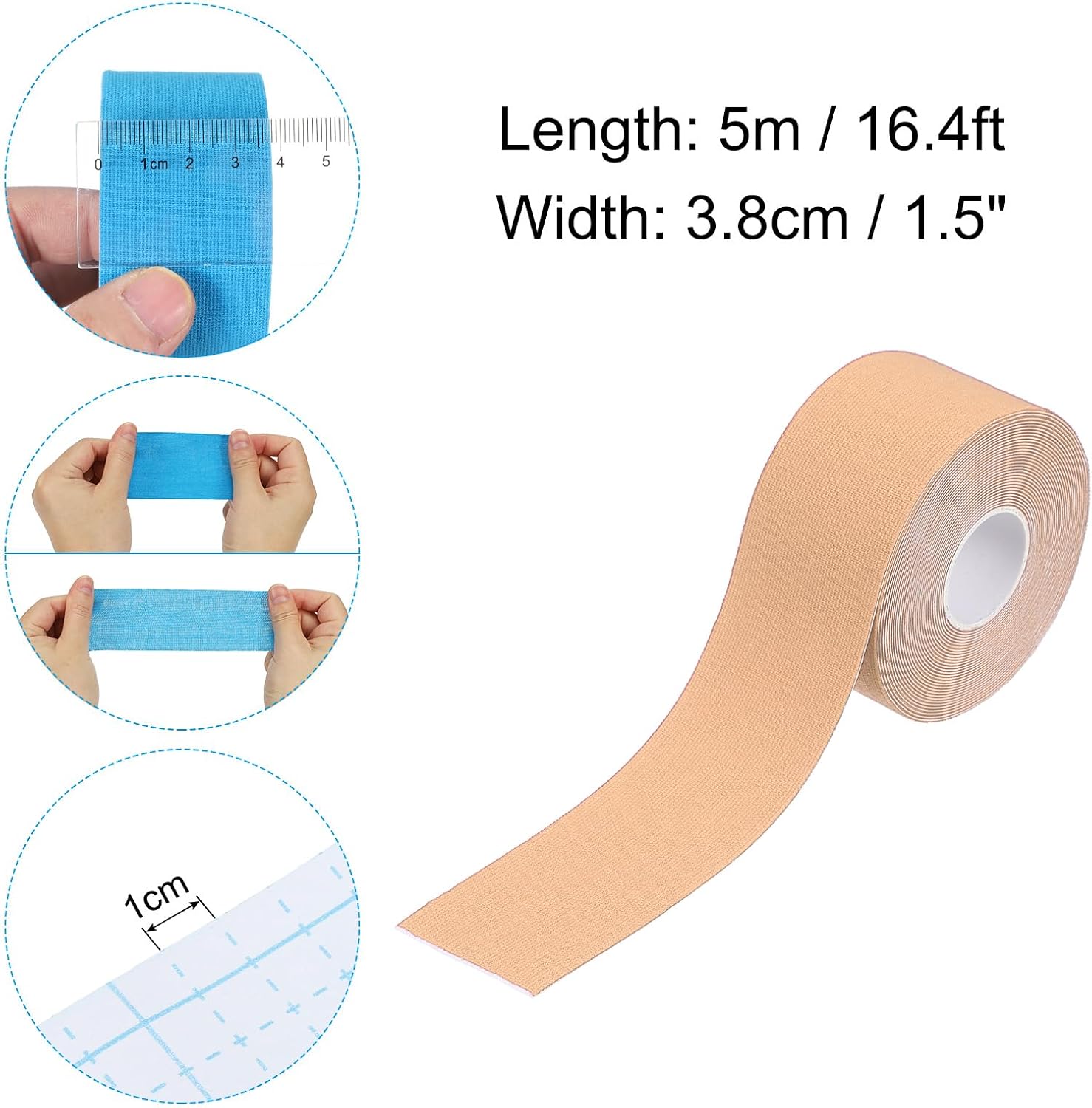PATIKIL Aerial Hoop Tape, Athletic Tape Adhesive Non-Slip Grip Tape Yoga Rig Sports Tape for Exercises Gymnastics