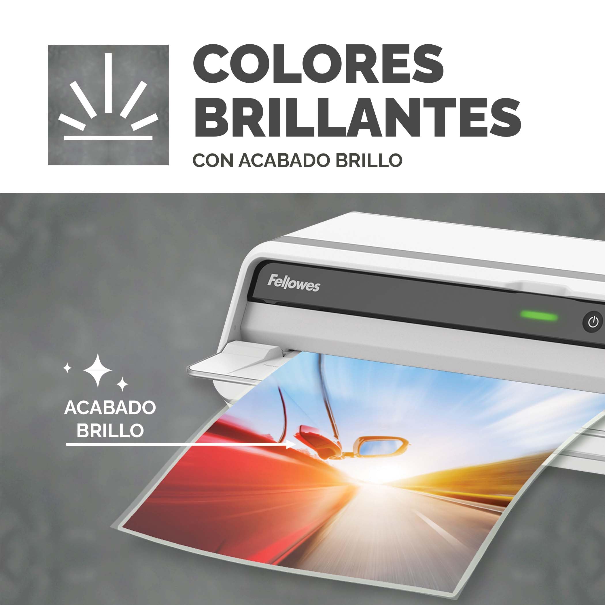 Fellowes Fundas de plastificar A4, Pack de 100, acabado brillo, Fundas plastificación para hogar, escuela, oficina, Adecuadas para fotos, carteles, documentos, Compatible con todas las plastificadoras