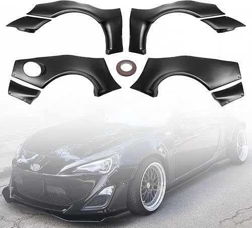8 protectores de rueda de guardabarros de cuerpo ancho para 2013-2020 Sub-aru BRZ, 2013-2016 Sci-on FRS, 2017-2020 To-yo-t-a 86