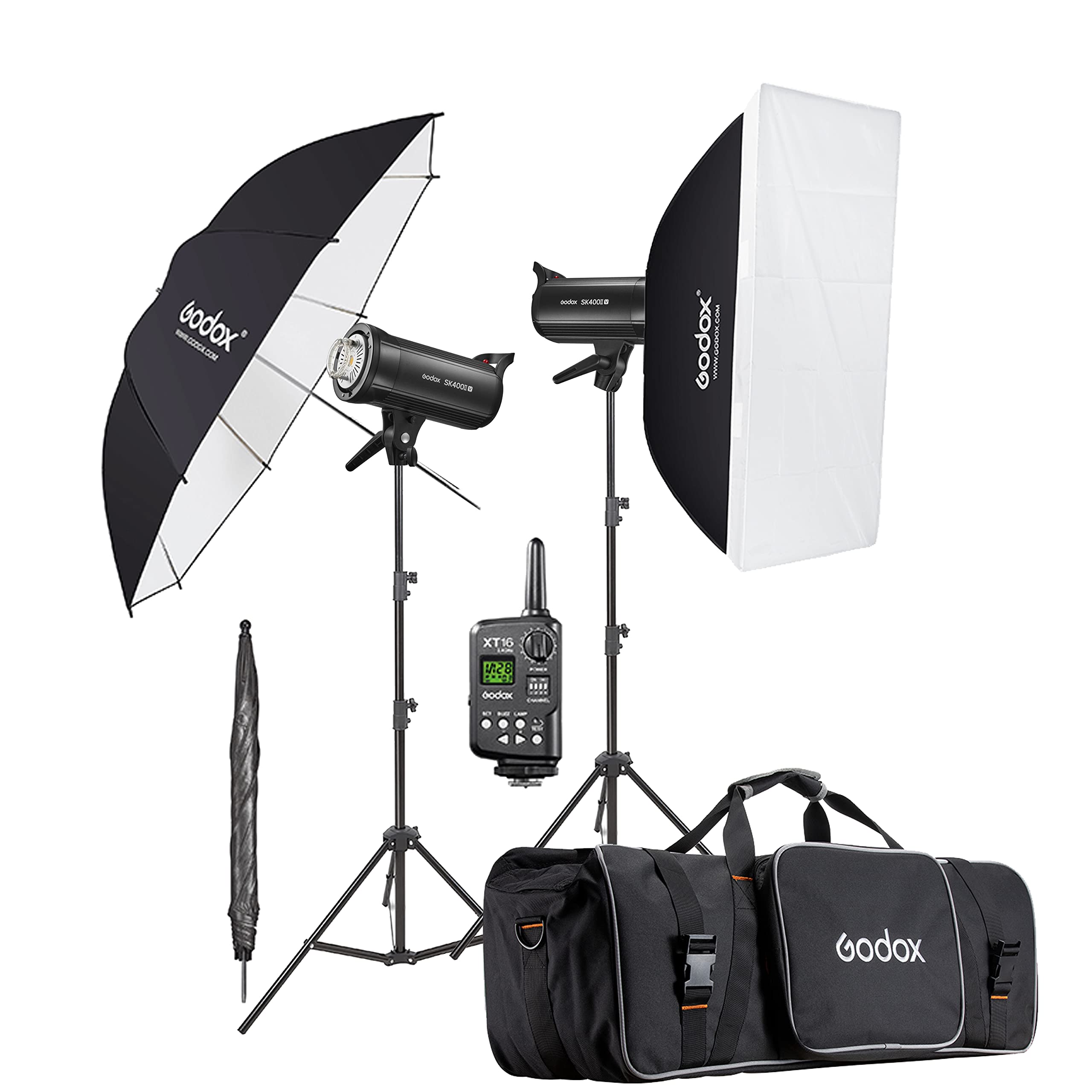 Flash Da Studio Godox QS400II 400Ws Con Sistema X, Bowens Mount, Luce Pilota 150W, Riciclo 0.3-1.5s Per Fotografia Professionale