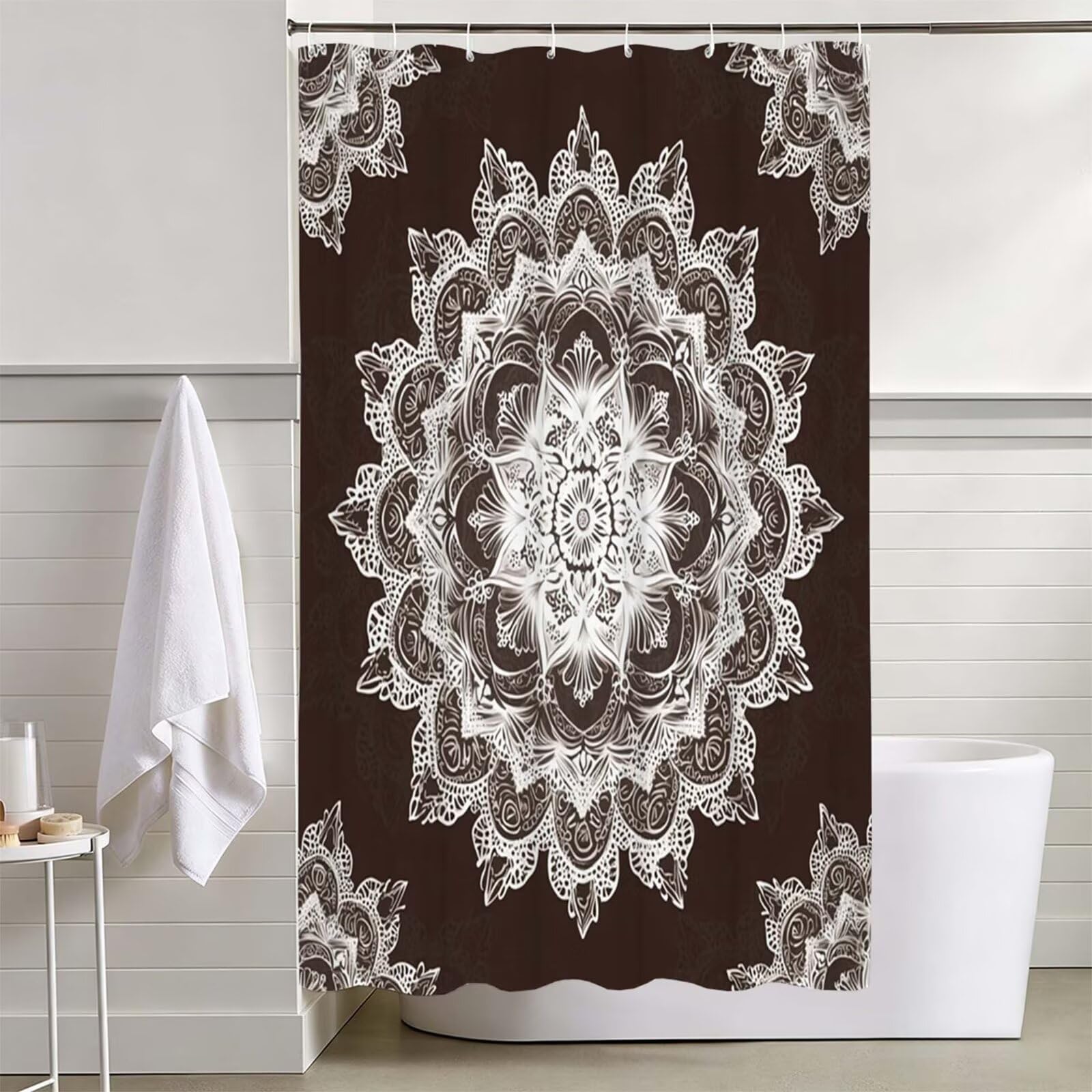 Tenda da Doccia marrone, Tenda Doccia 120x200cm L-45