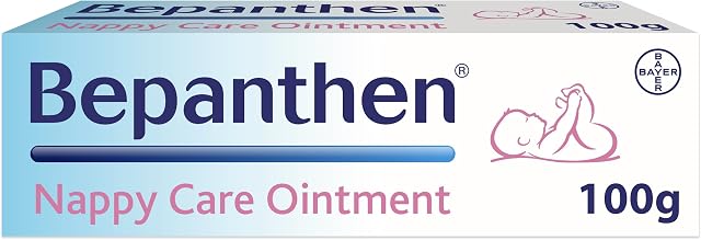 Bepanthen Nappy Care Ointment | Nappy Cream with Provitamin B5 that Helps to Protect from the causes of Nappy Rash and Aids Natural Recovery of Skin | Suitable for Newborns Skin, 100 g